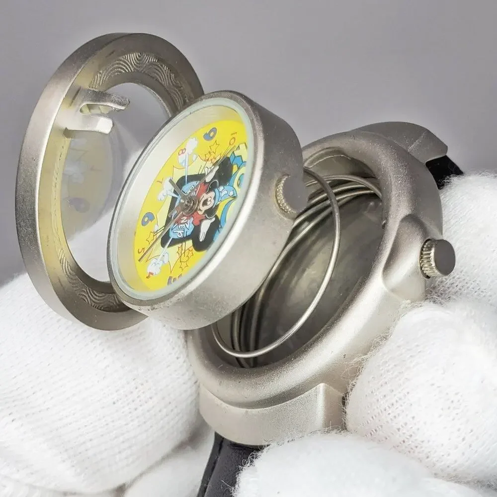 Disney Mickey Mouse Toon TV Pop Up Men's Watch, Original Box